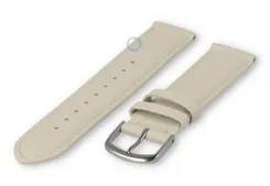 16mm watch strap smooth leather - sand