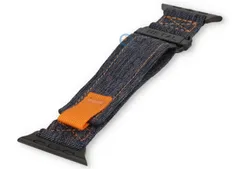 Denim-look strap for Apple Watch 41mm - blue