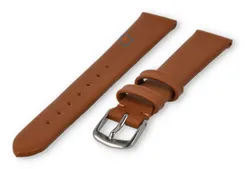 Seamless and smooth strap 12mm - light brown