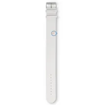 One-piece leather strap - 22mm - white