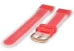 20mm bandje siliconen QuickFit - red