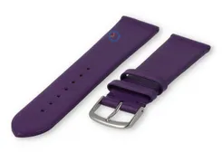Seamless and smooth strap 22mm - eggplant