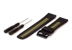 Garmin watchstrap Fenix 5/6/7 black-yellow