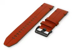 XL Garmin Fenix 5X/6X/7X watch band leather - brown