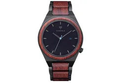Kerbholz Uhrenarmband Paul Rosewood Blue