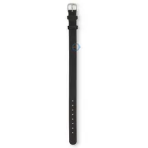One-piece leather strap - 10mm - black