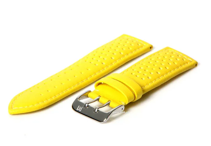 Horlogeband 24mm (waterproof) geel