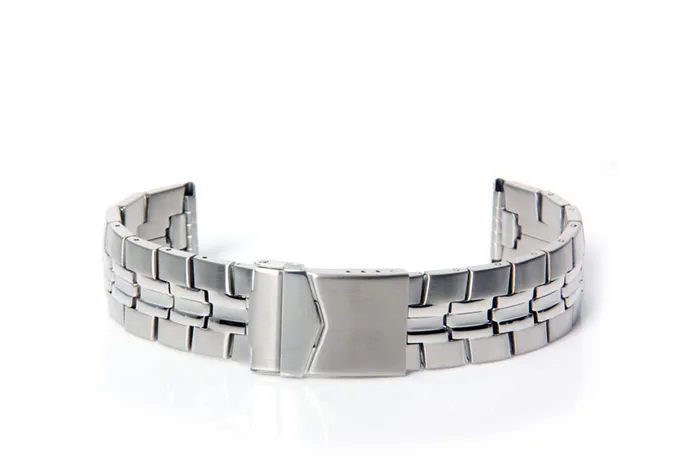 Uhrenarmband 20mm Silber Stahl