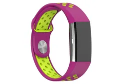 Fitbit Charge 2 sport watchstrap neon pink/yellow