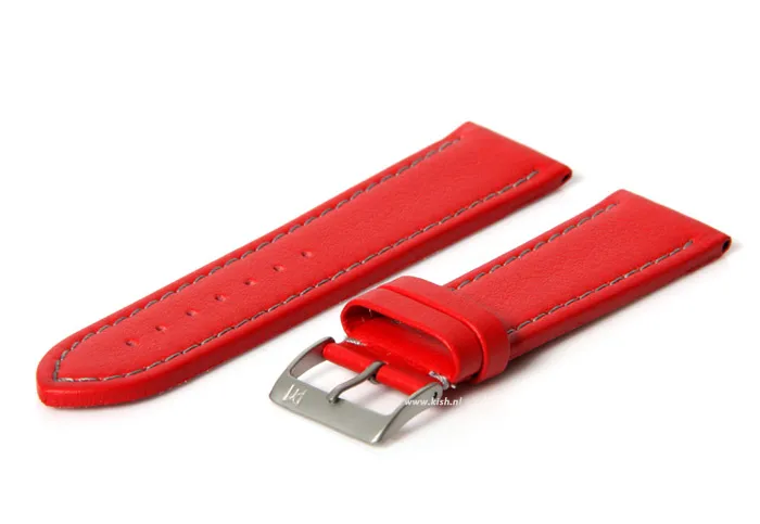 Watchstrap 24mm (waterproof) red