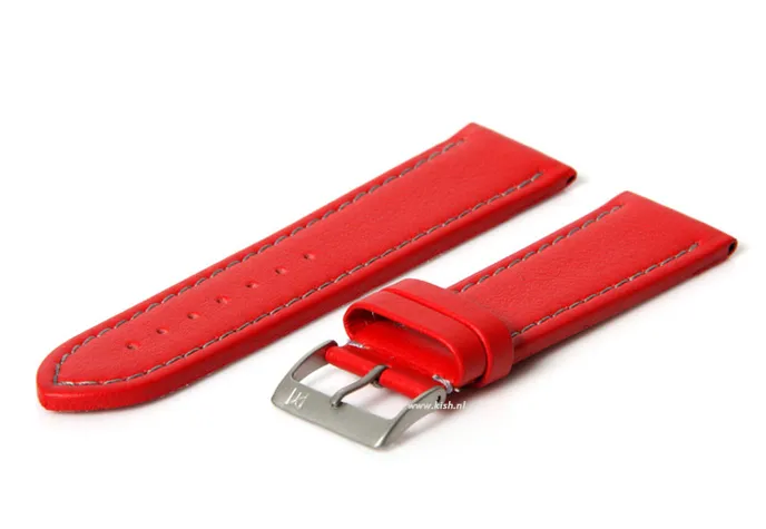 Watchstrap 24mm (waterproof) red