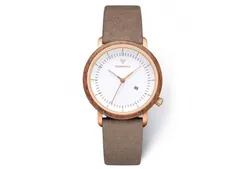 Kerbholz Uhrenarmband Carla Walnut Chocolate Vegan