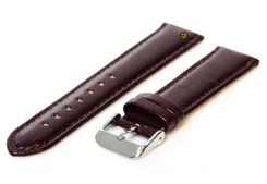 Watchstrap 18mm classic leather darkbrown