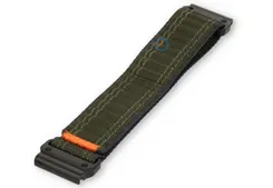 Elastic nylon strap for Garmin Fenix 7 green - 22mm