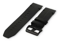 Garmin Fenix 5X/6X/7X watch band leather - black