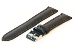 Watchstrap 20mm darkbrown calf leather