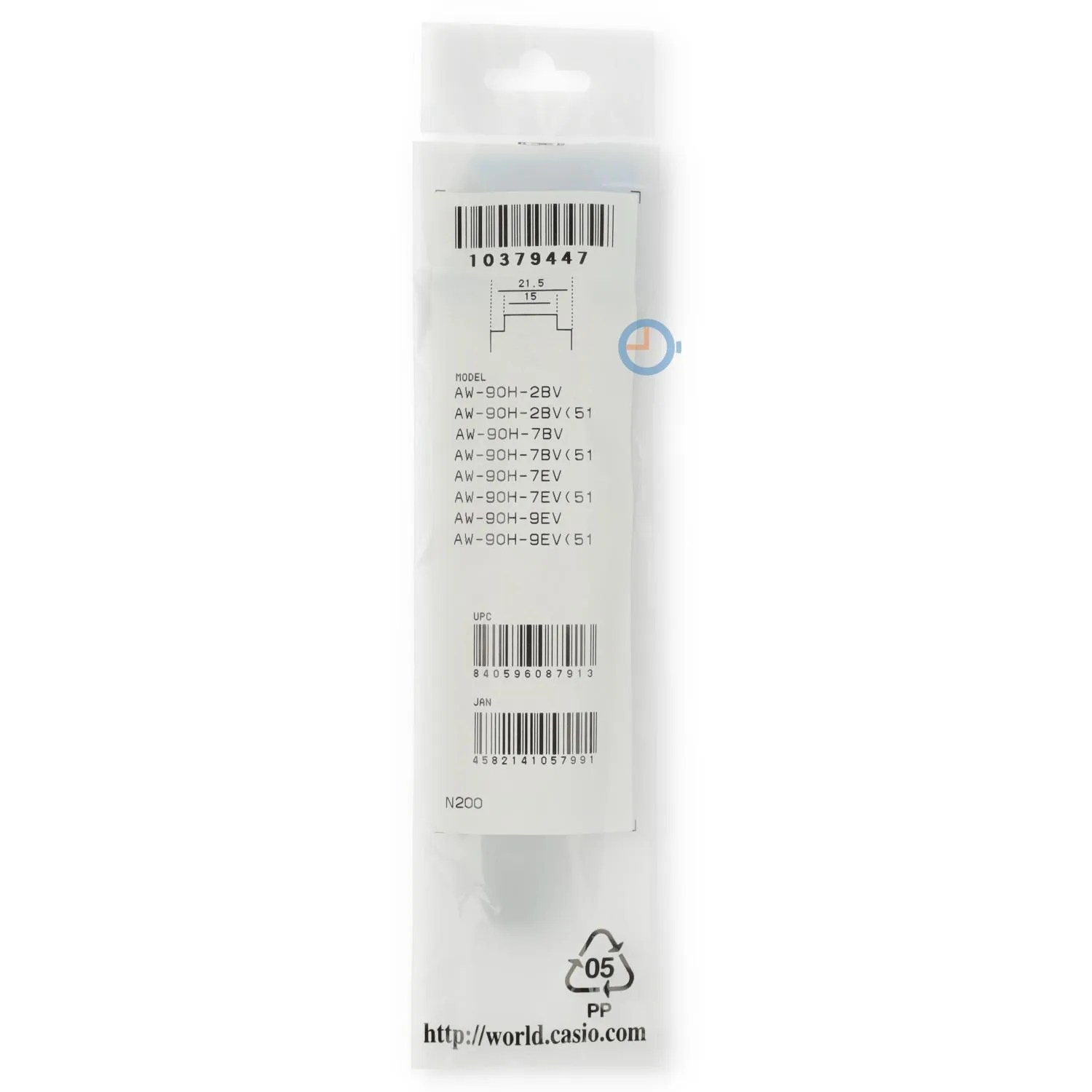 Casio Uhrenarmband AW-90H-7BVEF