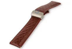 Magnetic watch strap luxury leather - 18mm - Bordeaux