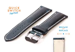 Watchstrap 22mm blue leather