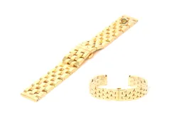 Uhrenarmband 18mm Gold Stahl BRT