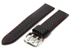 Watchstrap 18mm carbon black