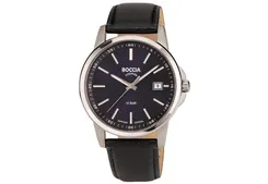 Boccia 3633-01 watch band leather