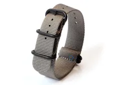 Watchstrap nylon 22mm grey