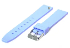 Watchstrap 18mm silicone lightblue