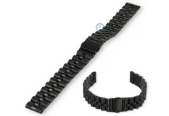 14mm Rolex President's bracelet - black metal