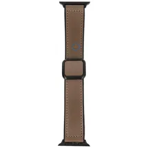 Luxus Leder band Apple 45mm - Taupe