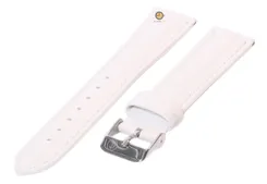 Watchstrap 20mm white calf leather