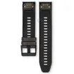 Garmin Fenix 5/6/7 watch band leather - Darkgrey