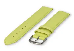 XL watch strap smooth leather - 20mm - lime
