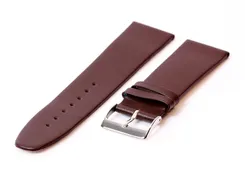 Seamless watch band 30mm nappa leather - brown