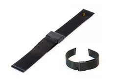 Mesh watchstrap 18mm black