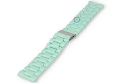 Resin watch strap 22mm - Mint-Green