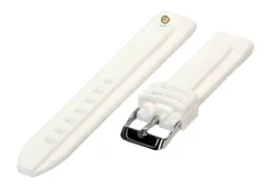 Watchstrap 18mm silicone white