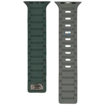 Silicon strap Apple 41mm - Dark Green Grey