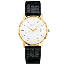 Certina Band C11592996811A 18/16mm XL schwarzes Leder