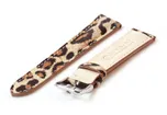 Watchstrap 18mm leopard print