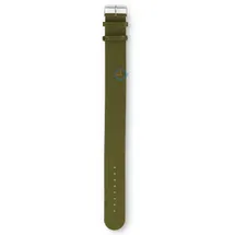 One-piece leather strap - 22mm - avocado
