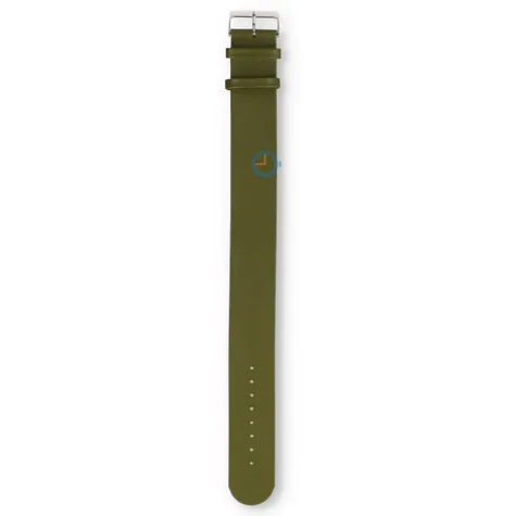 One-piece leather strap - 22mm - avocado