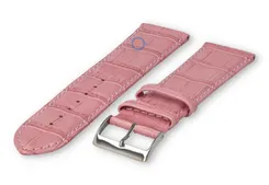 XL horlogeband van kalfsleer - 26mm - roze