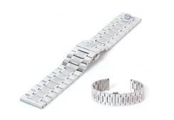 Uhrenarmband 20mm silber Stahl