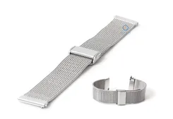 Edelstahl Uhrarmband 20mm Silber Mesh