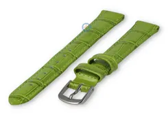 XL watch strap made from leather - 14mm - grass green