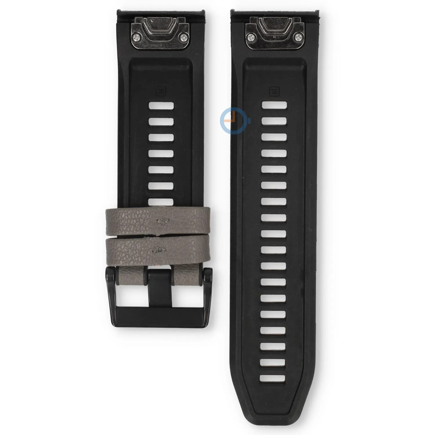 Garmin Fenix 5X/6X/7X watch band leather - Light grey