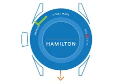 Hamilton Intra-Matic Watch Strap: H38745501