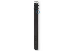 Kerbholz Leder Uhrenarmband - 20mm - schwarz