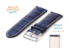 Watchstrap 24mm blue